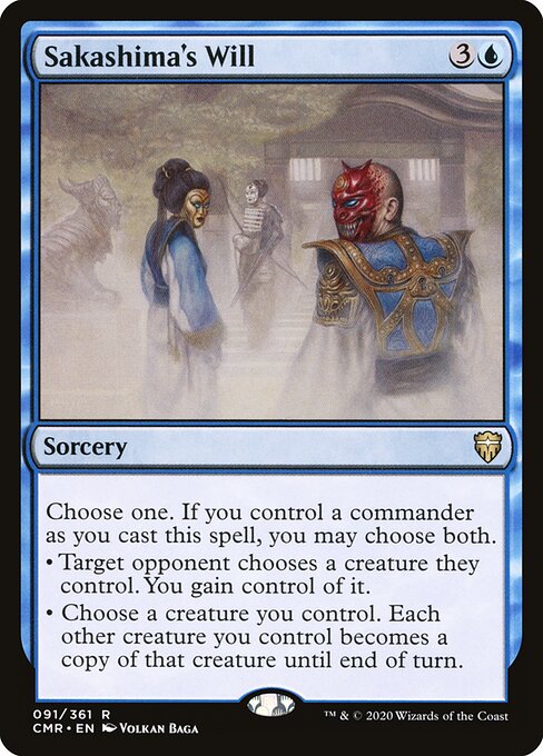 Sakashima's Will (CMR) 91 - Near Mint