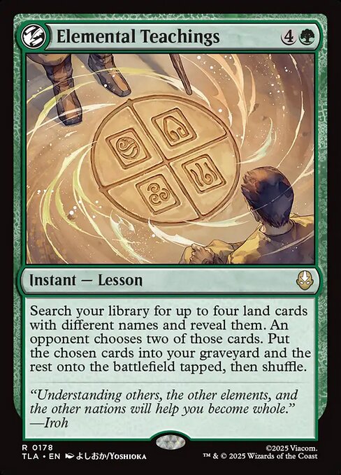 Elemental Teachings (TLA) 178 - Near Mint