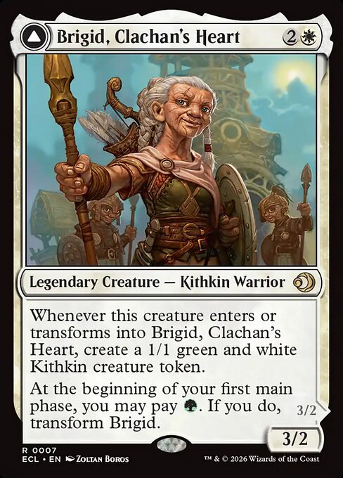 Brigid, Clachan's Heart // Brigid, Doun's Mind (ECL) 7 - Near Mint