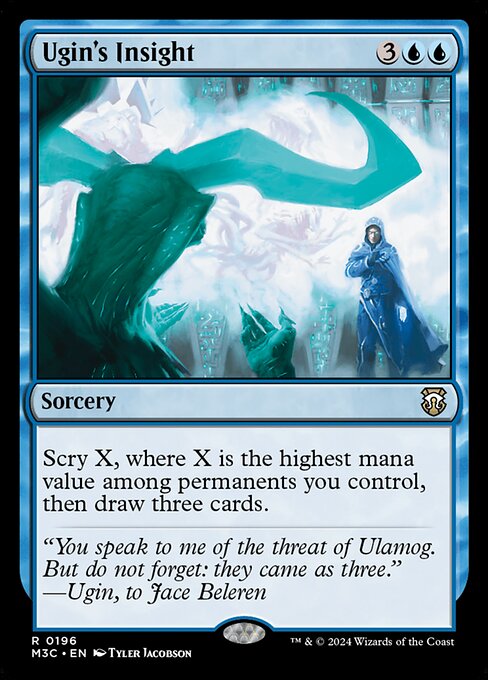 Ugin's Insight (M3C) 196 - Near Mint