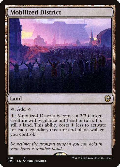Mobilized District (DMC) 218 - Near Mint