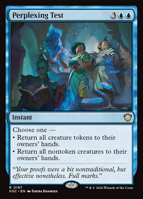 Perplexing Test (SOC) 197 - Near Mint