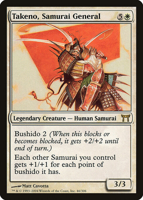 Takeno, Samurai General (CHK) 46 - Near Mint