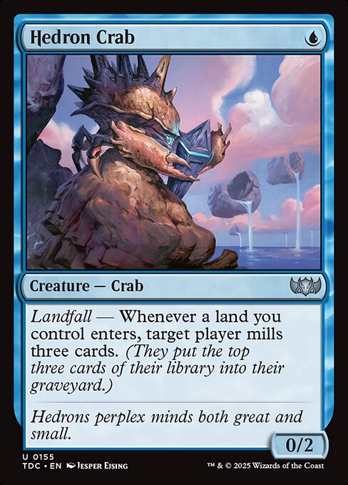 Hedron Crab (TDC) 155 - Near Mint
