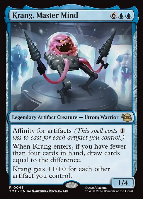 Krang, Master Mind (TMT) 43 - Near Mint