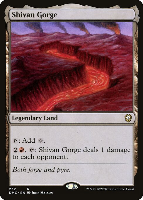 Shivan Gorge (DMC) 232 - Near Mint