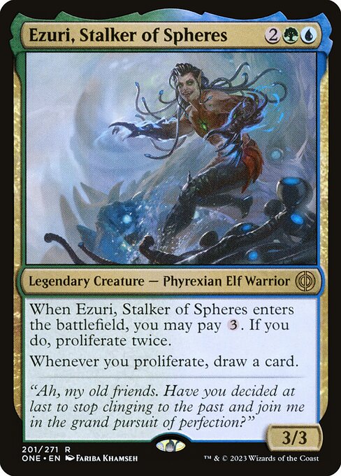 Ezuri, Stalker of Spheres (ONE) 201 - Near Mint