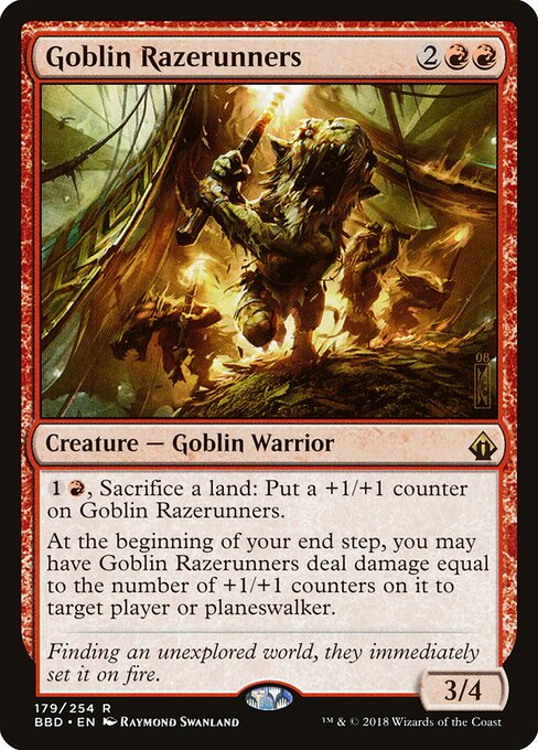 Goblin Razerunners (BBD) 179 - Near Mint