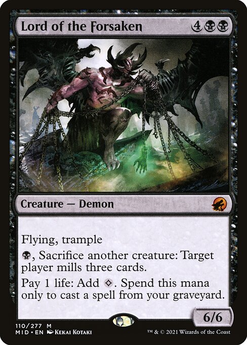 Lord of the Forsaken Foil (MID) #110