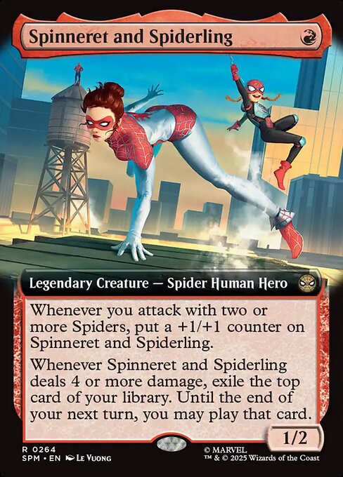 Spinneret and Spiderling (SPM) 264 - Near Mint