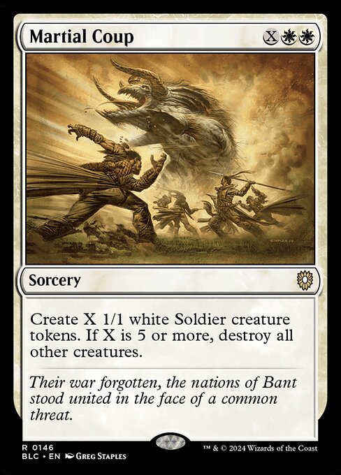 Martial Coup (BLC) 146 - Near Mint