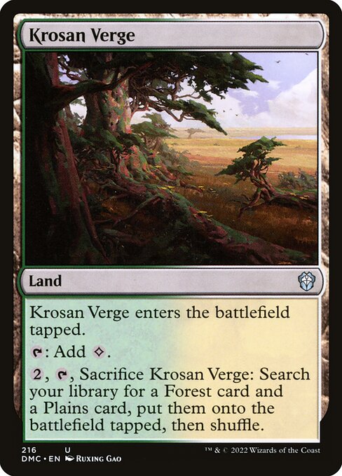 Krosan Verge (DMC) 216 - Near Mint