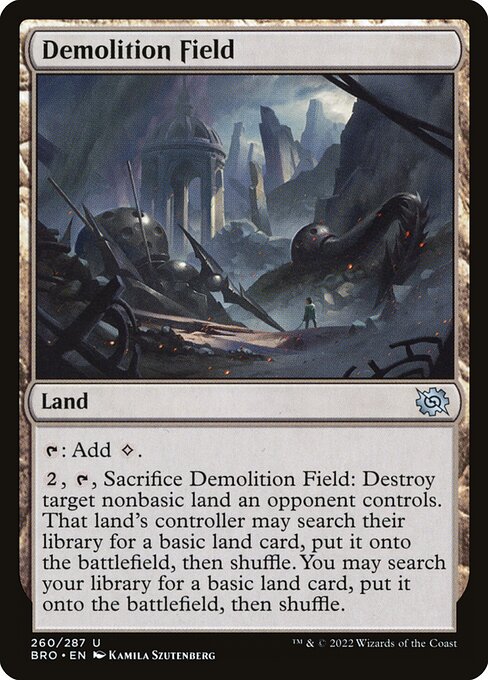 Demolition Field Foil (BRO) #260