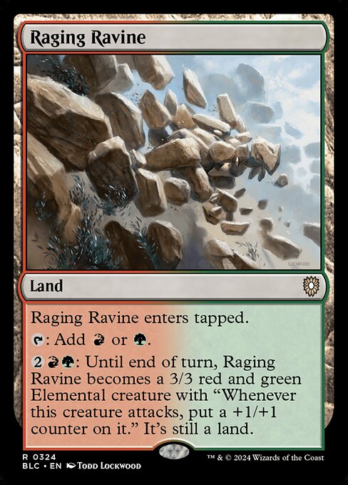 Raging Ravine (BLC) 324 - Near Mint