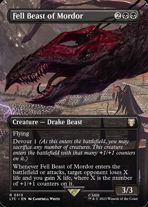 Fell Beast of Mordor (LTC) 513 - Near Mint