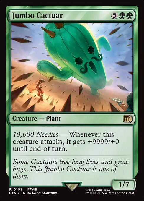 Jumbo Cactuar (FIN) 191 - Near Mint