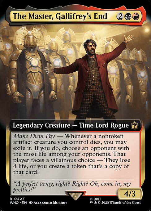 The Master, Gallifrey's End Foil (WHO) #427