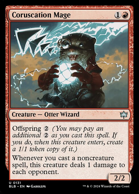 Coruscation Mage (BLB) 131 - Near Mint