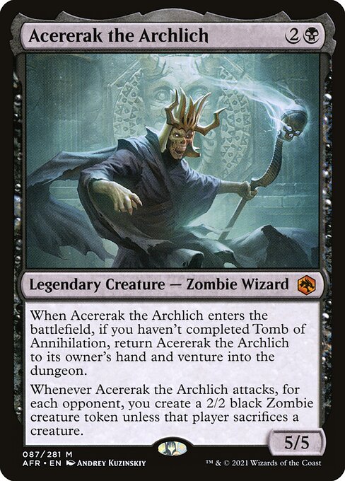Acererak the Archlich (AFR) 87 - Near Mint