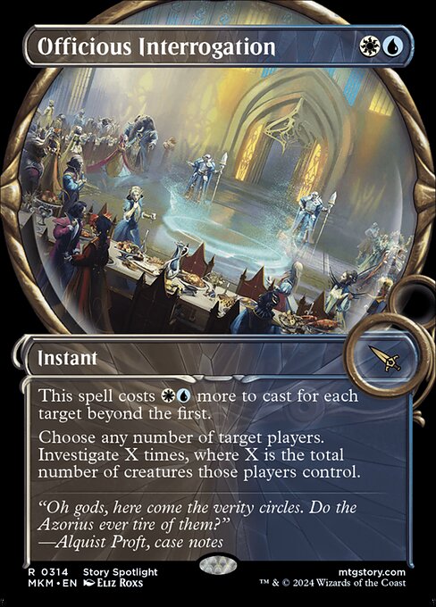 Officious Interrogation Foil (MKM) #314
