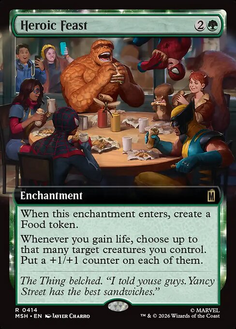 Heroic Feast Foil (MSH) #414