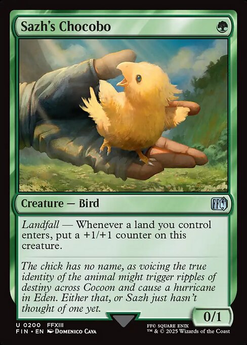 Sazh's Chocobo Foil (FIN) #200
