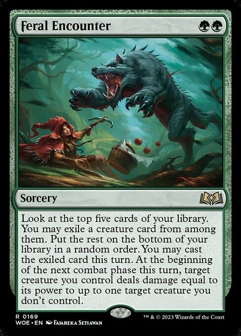 Feral Encounter (WOE) 169 - Near Mint