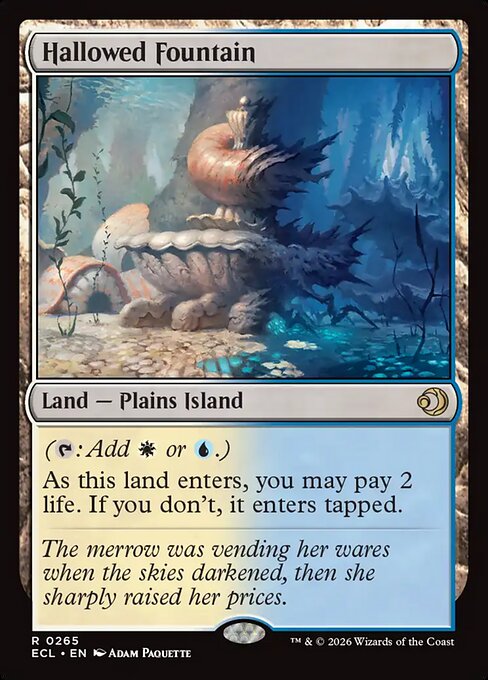Hallowed Fountain (ECL) 265 - Near Mint
