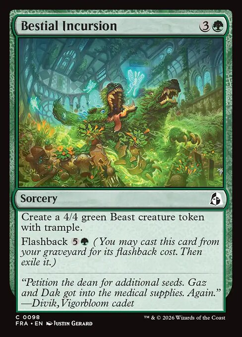 Bestial Incursion Foil (FRA) #98