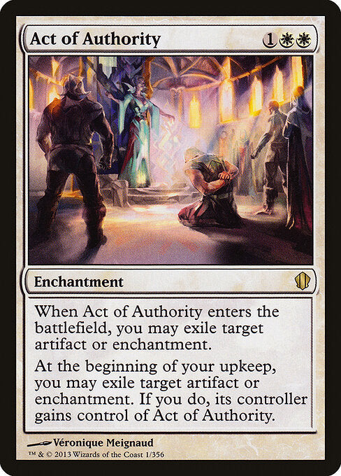 Act of Authority (C13) 1 - Near Mint