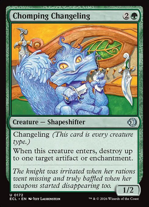 Chomping Changeling (ECL) 172 - Near Mint