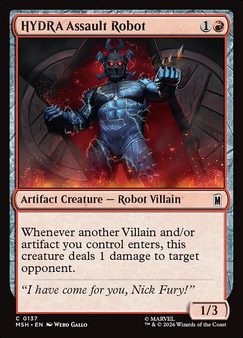 HYDRA Assault Robot Foil (MSH) #137