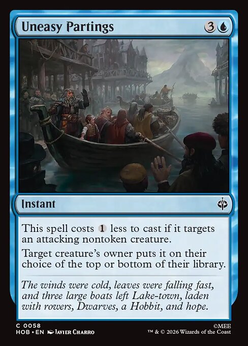 Uneasy Partings (HOB) 58 - Foil - Near Mint