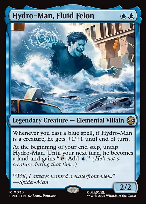 Hydro-Man, Fluid Felon Foil (SPM) #33