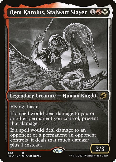 Rem Karolus, Stalwart Slayer (MID) 322 - Near Mint