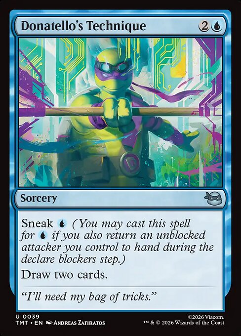 Donatello's Technique (TMT) 39 - Foil - Near Mint