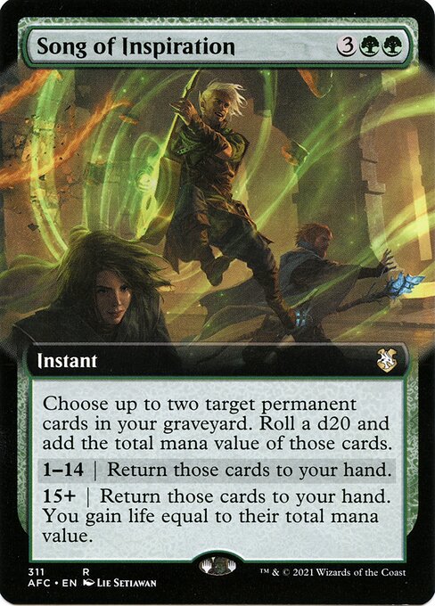 Song of Inspiration (AFC) 311 - Near Mint
