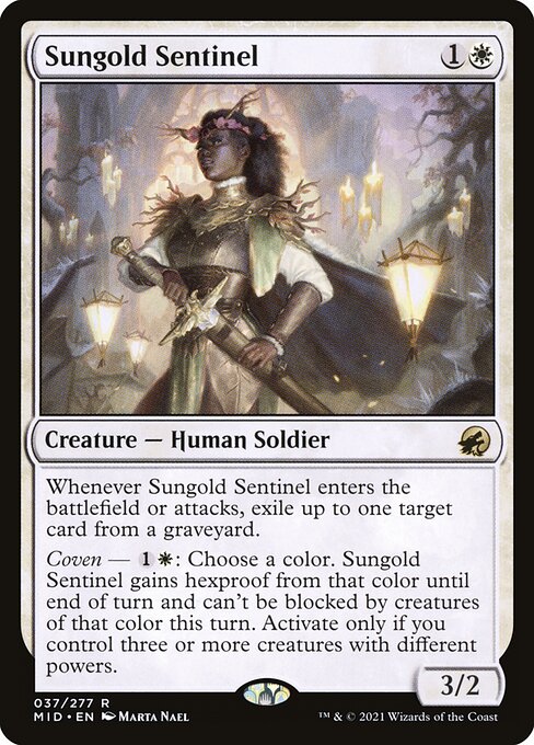 Sungold Sentinel (MID) 37 - Foil - Near Mint