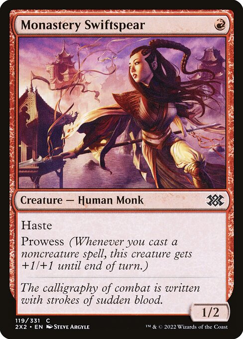 Monastery Swiftspear Foil (2X2) #119