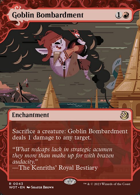 Goblin Bombardment (WOT) 43 - Near Mint