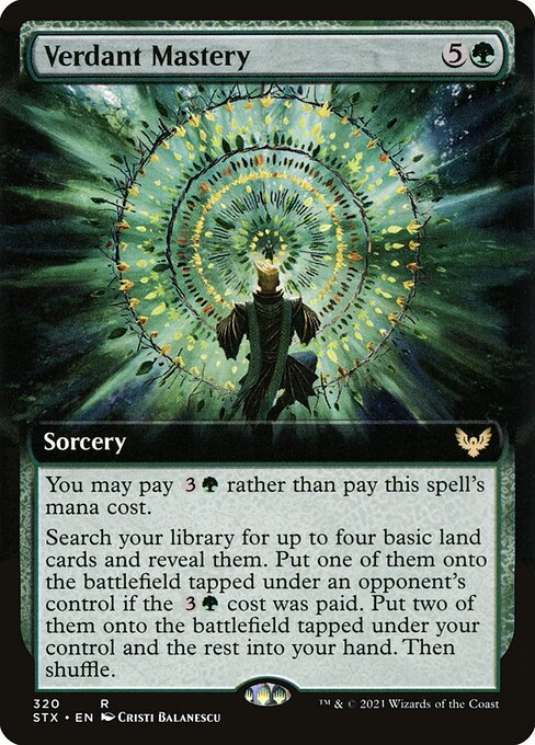 Verdant Mastery (STX) 320 - Near Mint