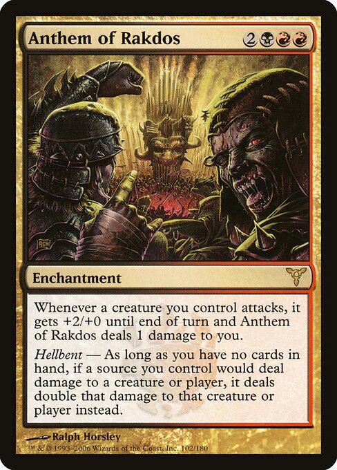 Anthem of Rakdos (DIS) 102 - Near Mint