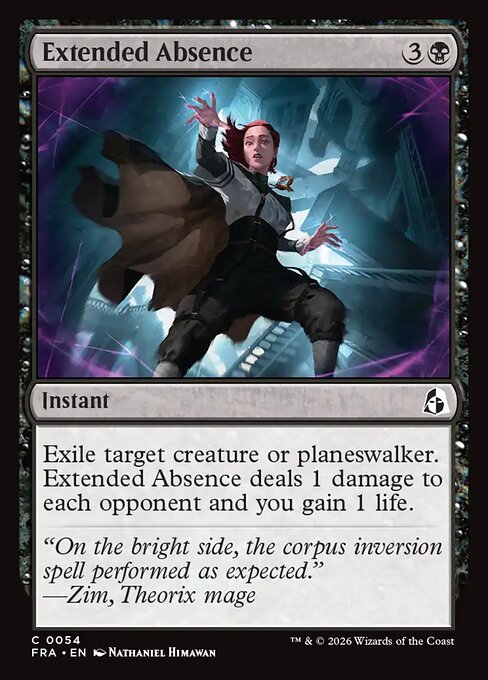 Extended Absence Foil (FRA) #54