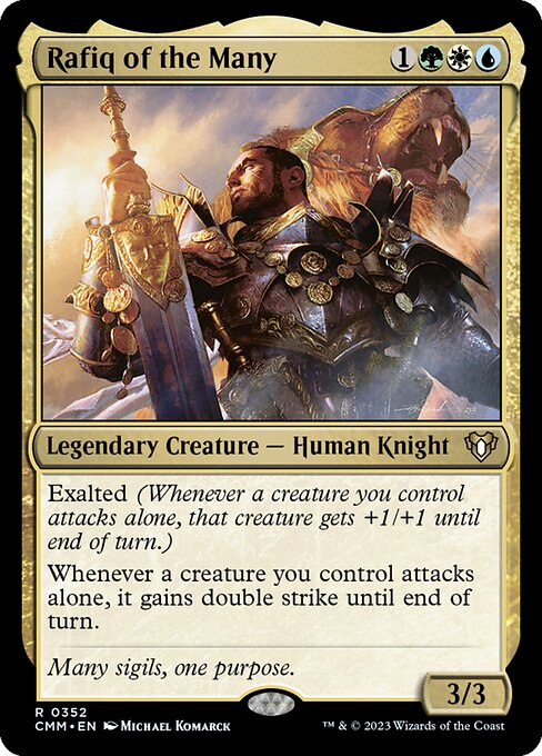 Rafiq of the Many Foil (CMM) #352