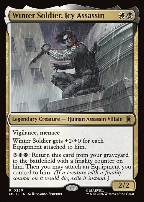 Winter Soldier, Icy Assassin (MSH) 239 - Near Mint