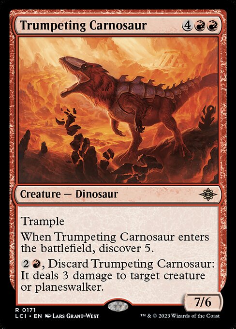 Trumpeting Carnosaur (LCI) 171 - Near Mint