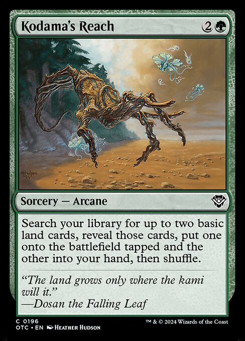 Kodama's Reach (OTC) 196 - Near Mint
