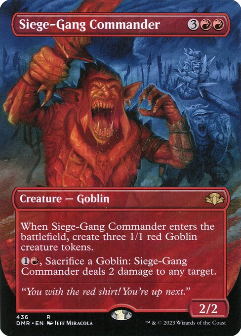 Siege-Gang Commander Foil (DMR) #436