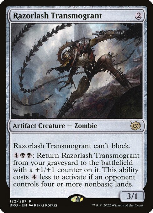 Razorlash Transmogrant (BRO) 122 - Near Mint