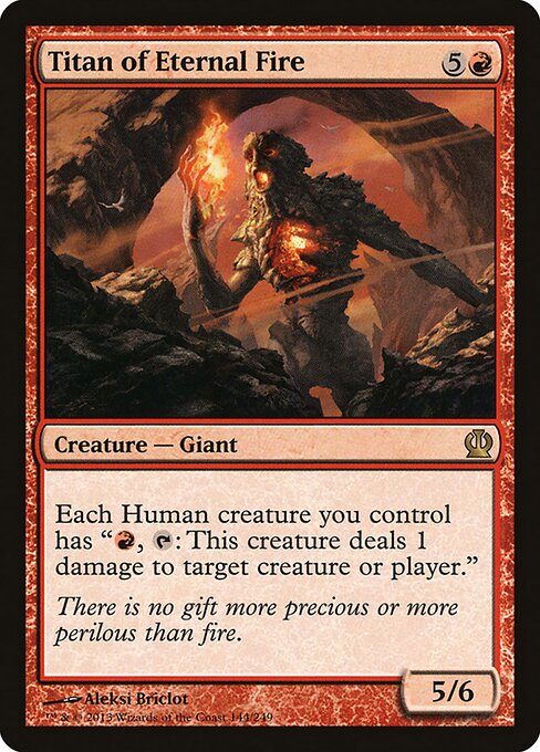 Titan of Eternal Fire (THS) 144 - Near Mint